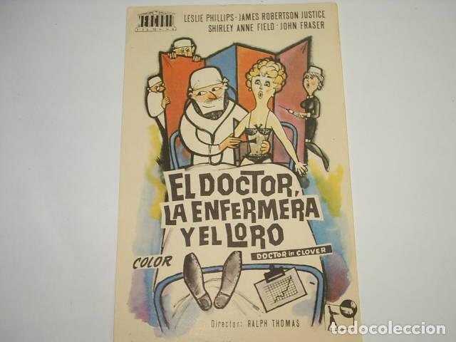 Libros: EL DOCTOR,LA ENFERMERA Y EL LORO. Programa de cine Thomas,Ralph (Director)- EDITORIAL: Mercur - Foto 1