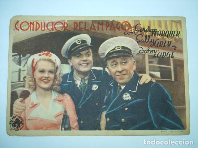 Libros: CONDUCTOR RELAMPAGO. Programa de cine, actores: EDITORIAL: J.Ballart - - Foto 1