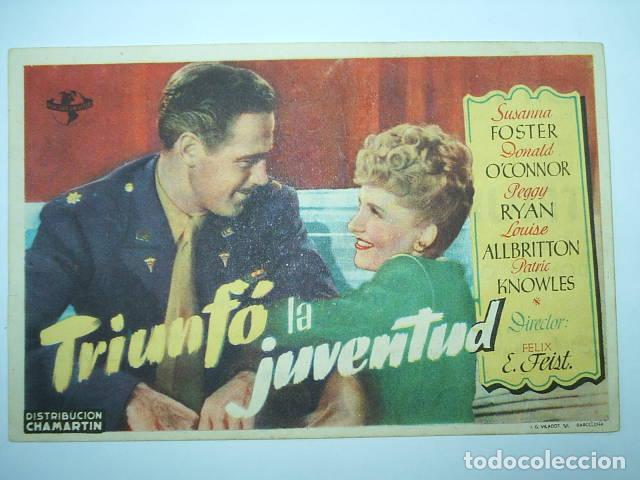 Libros: TRIUNFO LA JUVENTUD. Programa de cine, actores: Feist,E. (Director)- EDITORIAL: Chamartin - Feist,E. - Foto 1