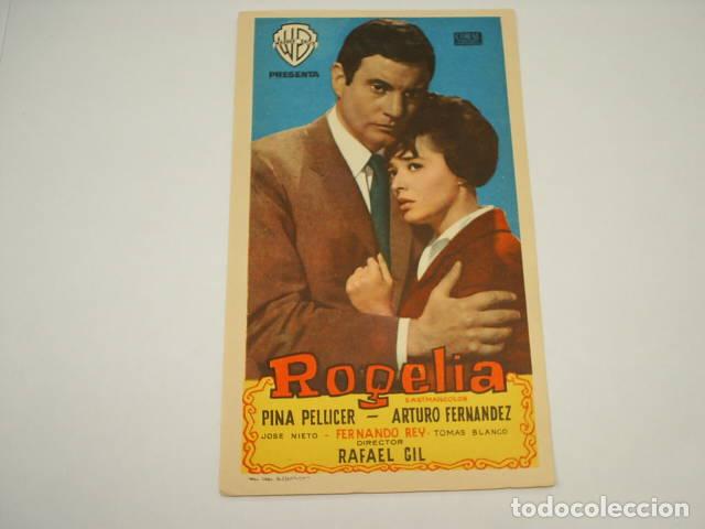 Libros: ROGELIA. Programa de cine,actores: Pina Pellicer, Gil,Rafael (Director)- EDITORIAL: Warner Bros - G - Foto 1