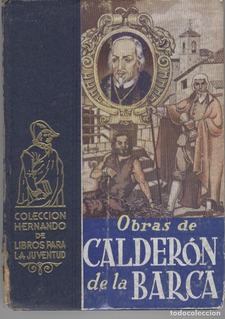 Libros: OBRAS SELECTAS DE CALDERON DE LA BARCA De La Barca, Calderon- EDITORIAL: Hernando S. A. - De - Foto 1