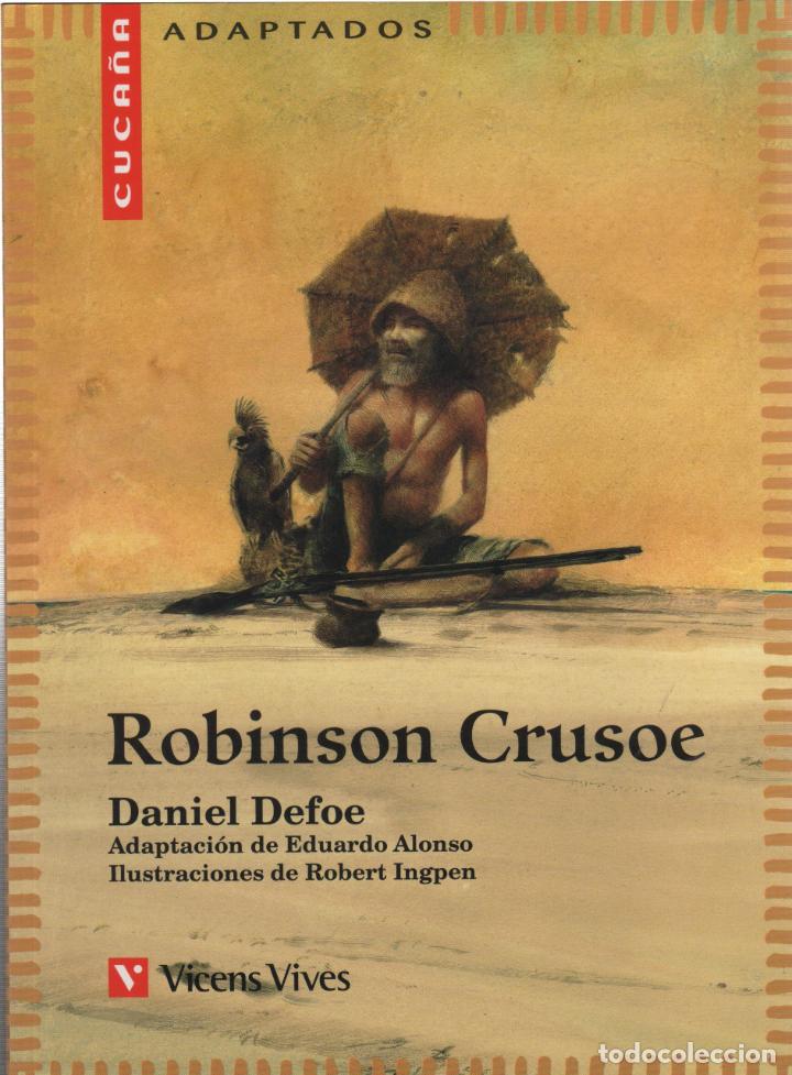 Libros: ROBINSON CRUSOE Defoe, Daniel- EDITORIAL: Vicens Vives - Defoe, Daniel- - Foto 2