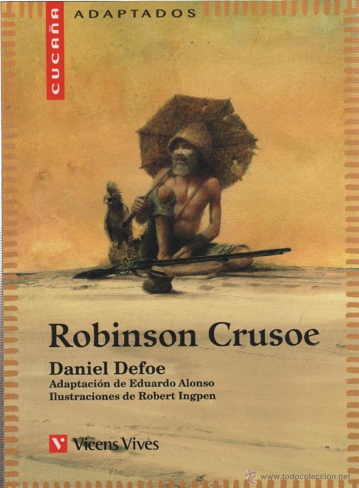 Libros: ROBINSON CRUSOE Defoe, Daniel- EDITORIAL: Vicens Vives - Defoe, Daniel- - Foto 1