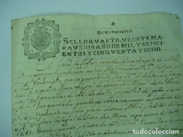 Libri di seconda mano: REDENCION DE CENSO DEL CABILDO DE LA IGLESIA DE Rosales,Cosme EDITORIAL: papel sellado - Rosa