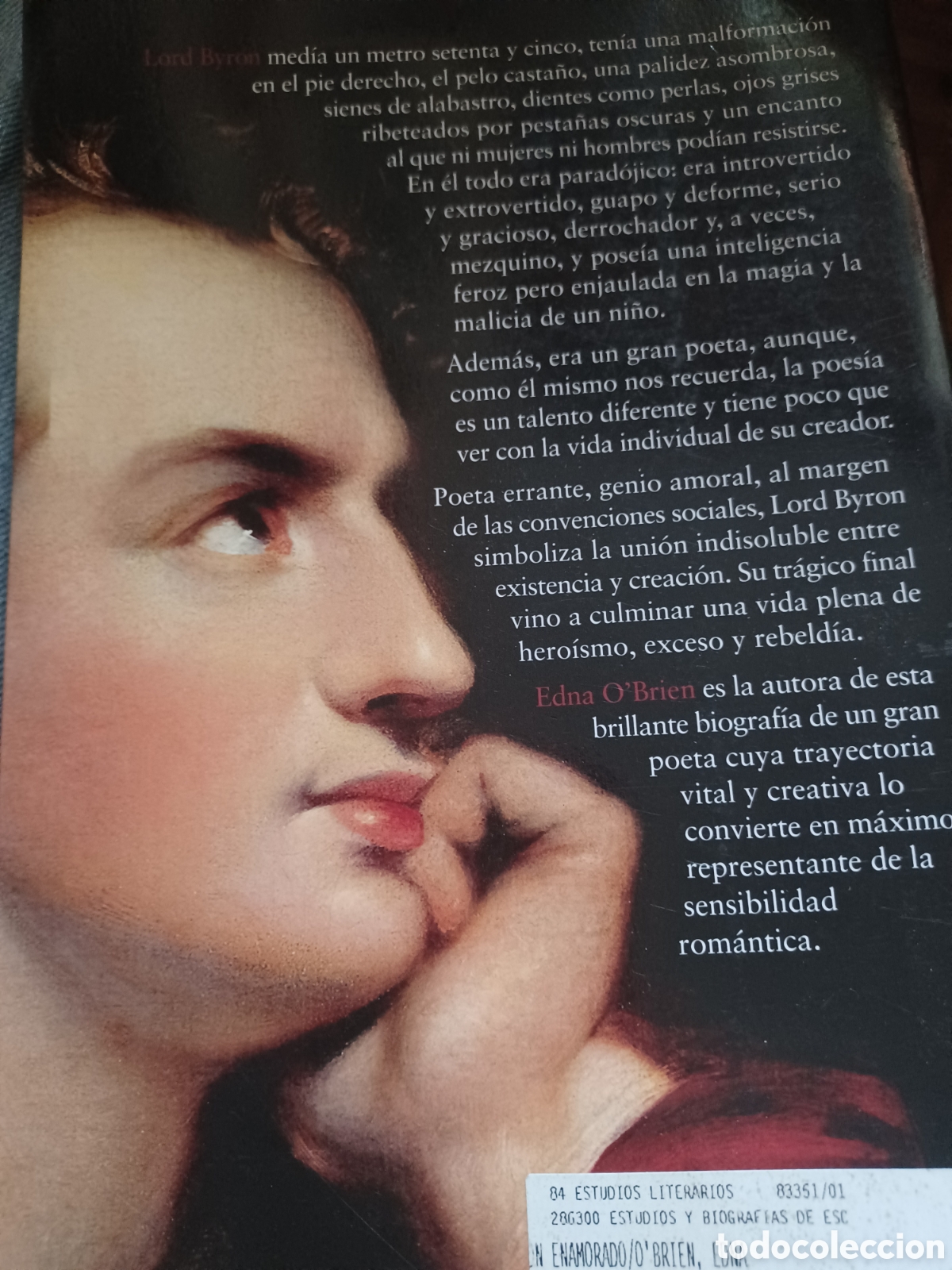 Libros: Barybook C35. . Enamorado byron Edna OBrien espasa - Foto 2