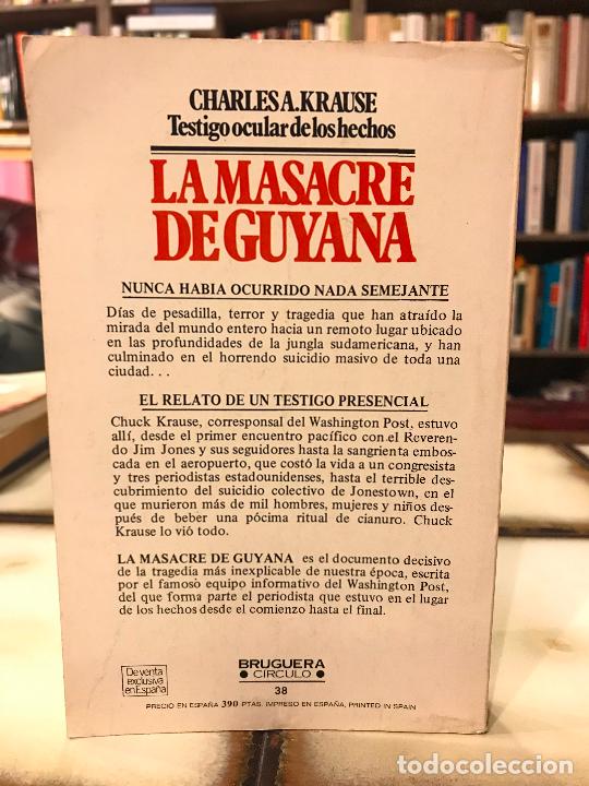 Libros: La masacre de Guyana. Charles A. Krause. PEDIDO M&Iacute;NIMO 5&euro; - Foto 2
