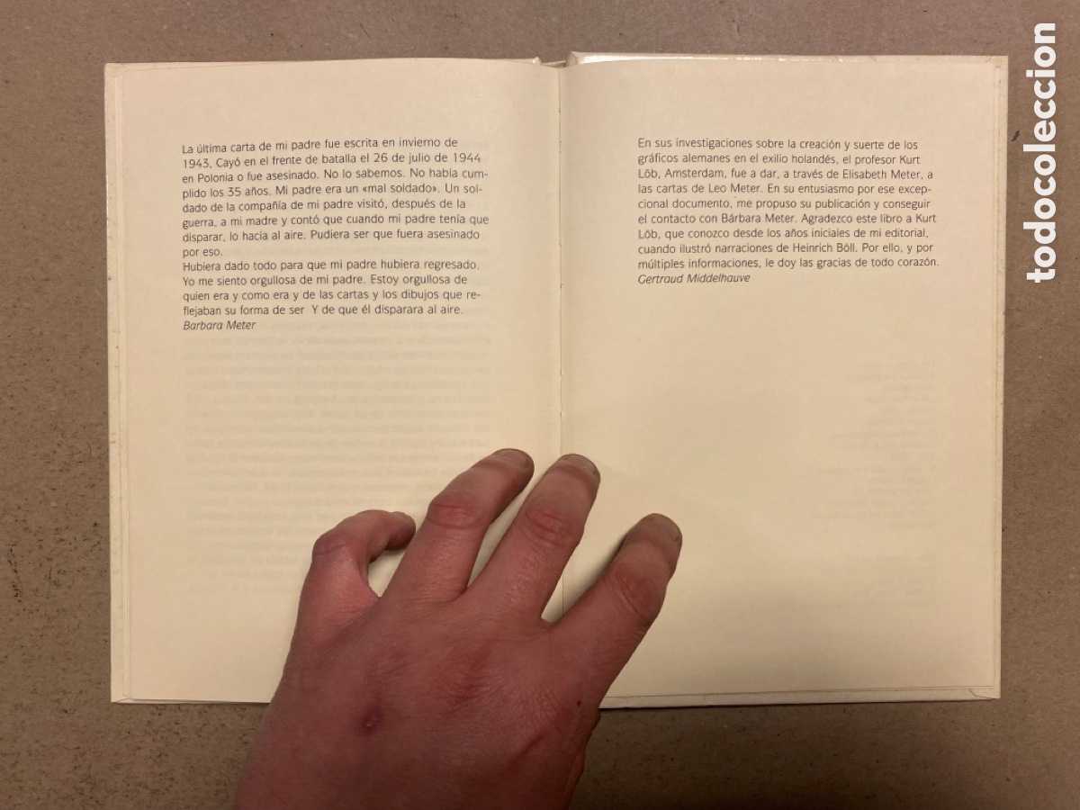 Libros: CARTAS A B&Aacute;RBARA. LEO METER. L&Oacute;GUEZ EDICIONES 1992. - Foto 6