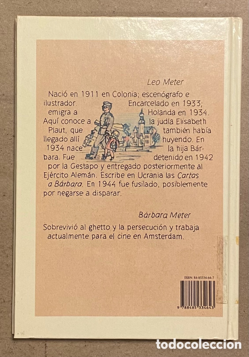 Libros: CARTAS A B&Aacute;RBARA. LEO METER. L&Oacute;GUEZ EDICIONES 1992. - Foto 7
