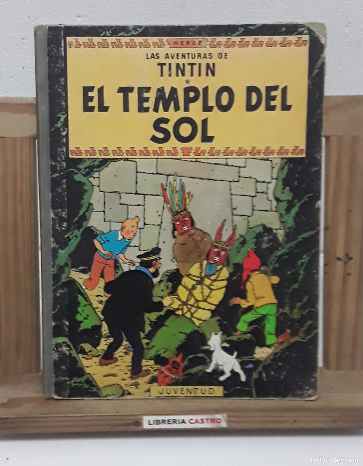 Libros: Las Aventuras de Tint&iacute;n. El Templo del Sol - Herg&eacute;. - Foto 1