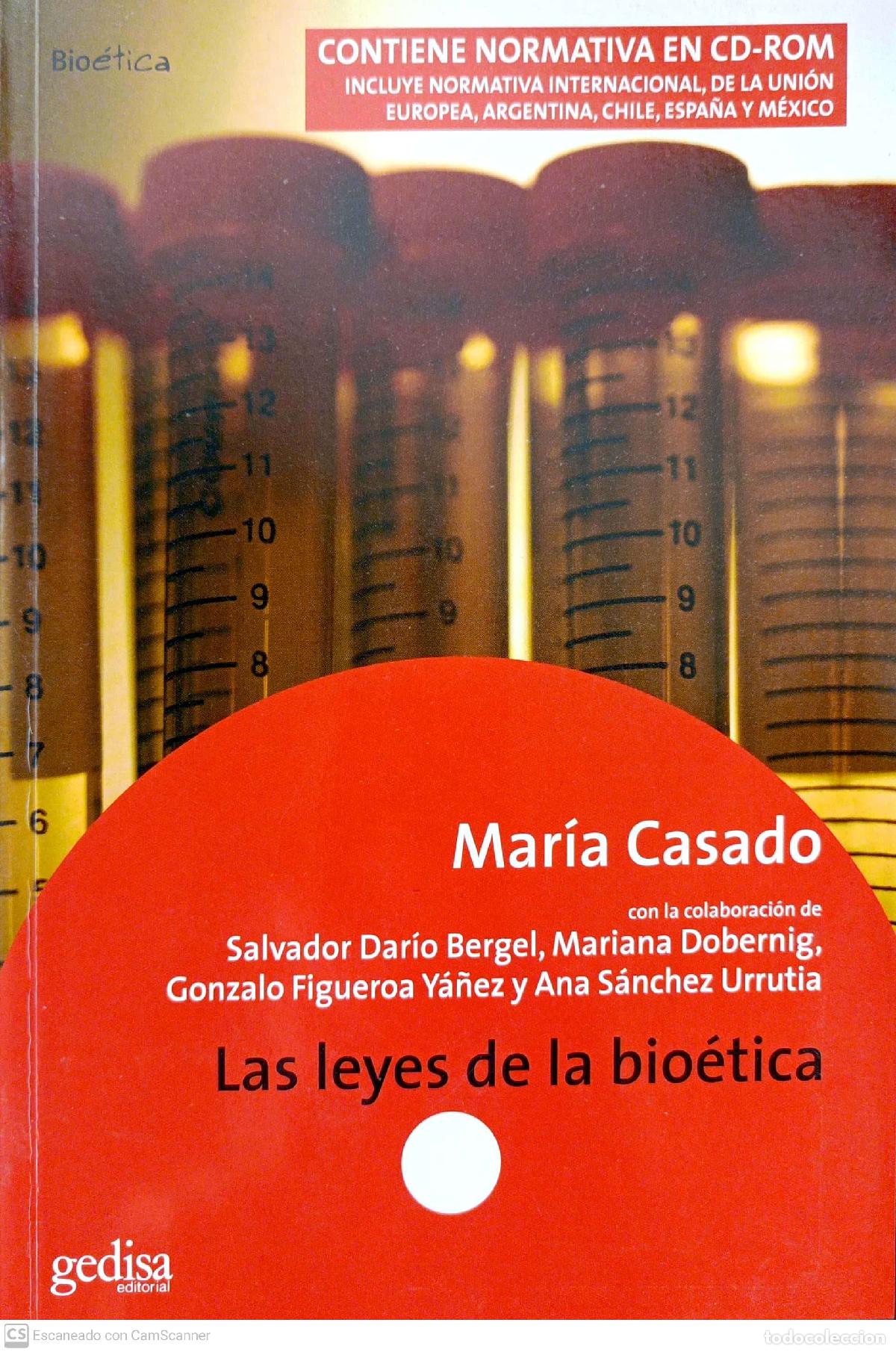 Libros: Las leyes de la bio&eacute;tica - Casado, Mar&iacute;a - Foto 1