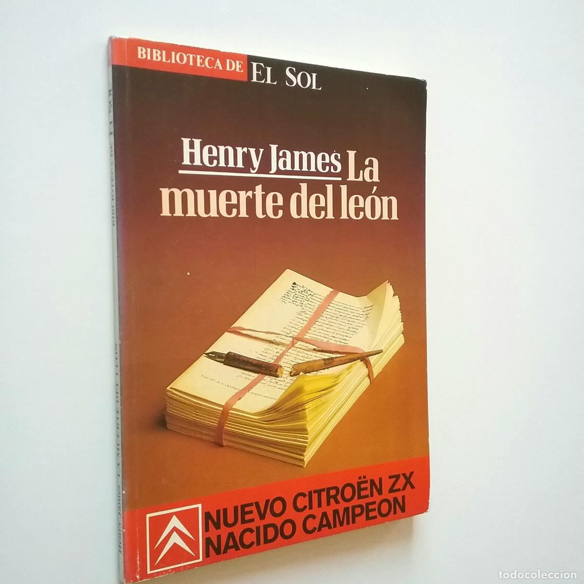 Libros: Henry James - La muerte del le&oacute;n - Foto 1