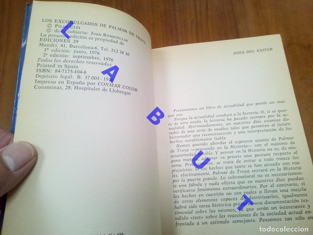 Libros: LOS EXCOMULGADOS DEL PALMAR DE TROYA PILAR ULIA CM8 - Foto 3