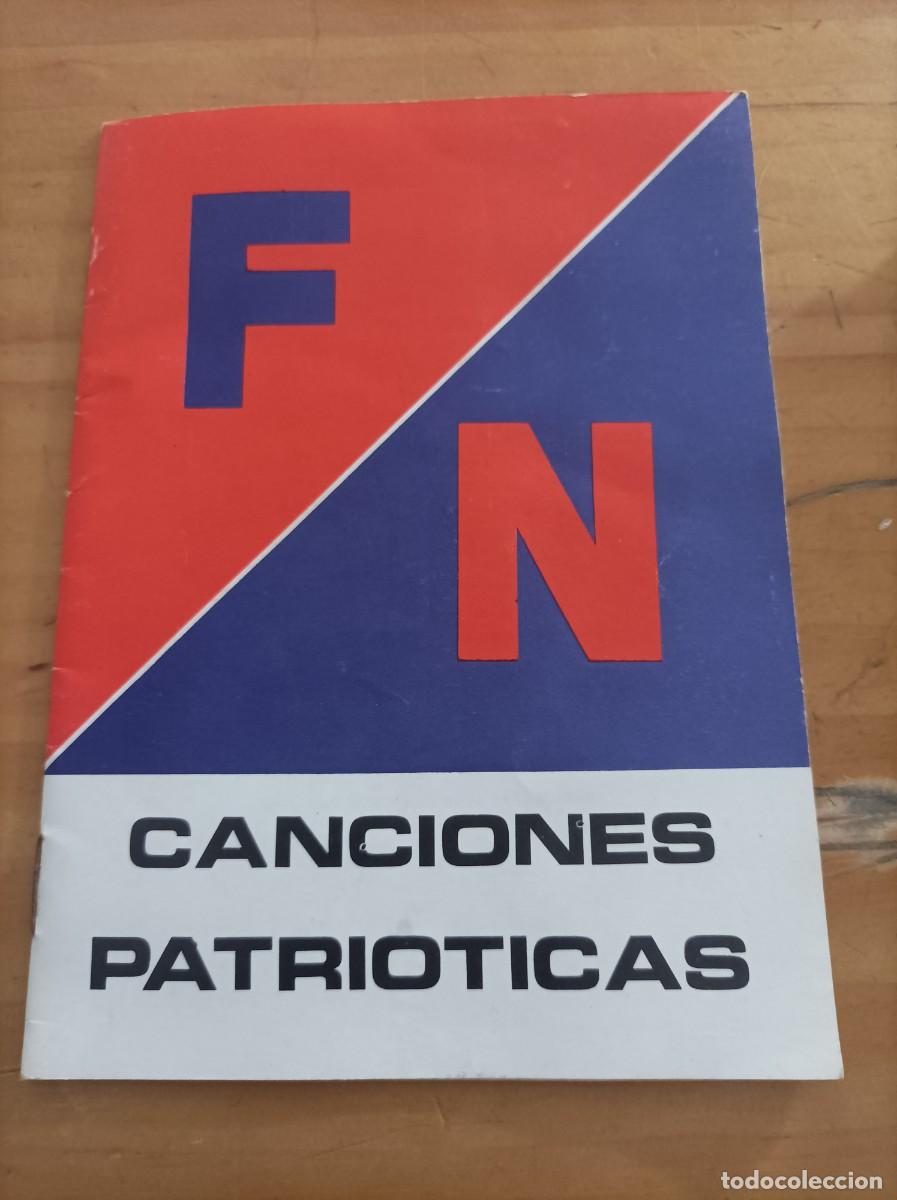 Libros: CANCIONES PATRIOTICAS.