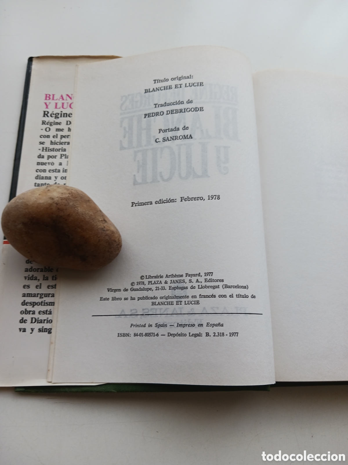 Libros: Blanche y Lucie, Regine Desforges 1978 - Foto 3