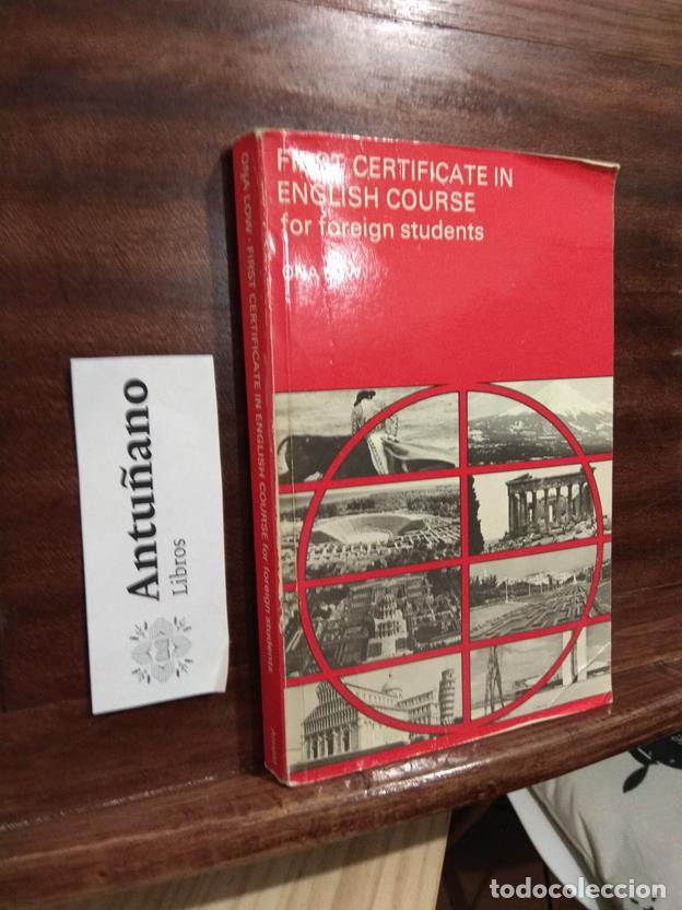 Libros: First certificate in english course for foreign students - Foto 1