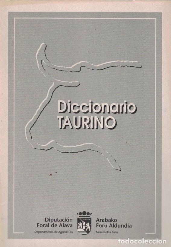 Libros: DICCIONARIO - TAURINO. - AA.VV. - Foto 1