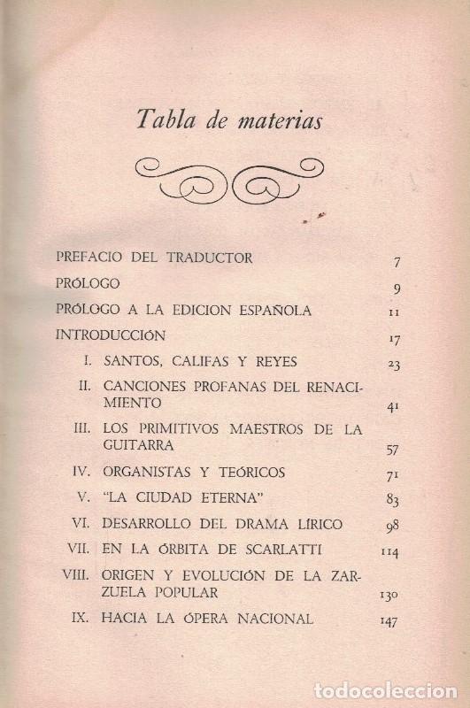 Libros: LA M&Uacute;SICA DE ESPA&Ntilde;A. - Chase. Gilbert, - Foto 2