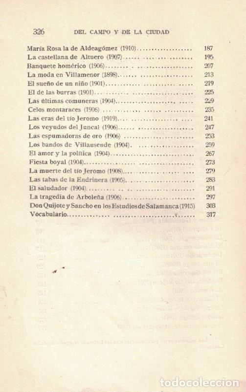 Libros: DEL CAMPO Y DE LA CIUDAD. - Maldonado. Luis, - Foto 3