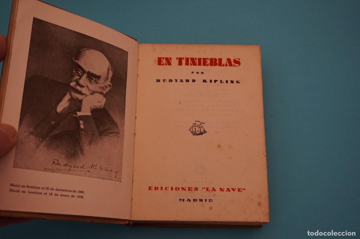 Libros: EN TINIEBLAS - RUDYARD KIPLING / EDICIONES LA NAVE - Foto 1