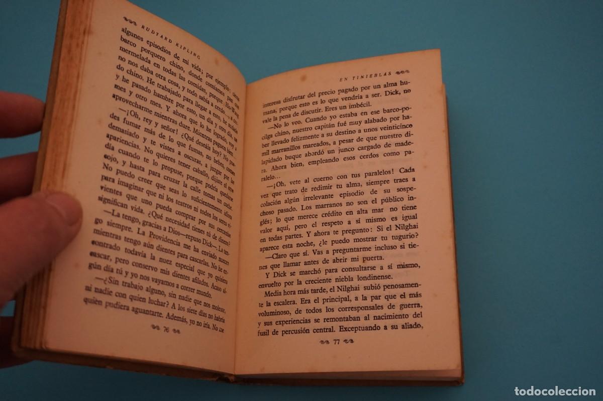 Libros: EN TINIEBLAS - RUDYARD KIPLING / EDICIONES LA NAVE - Foto 3
