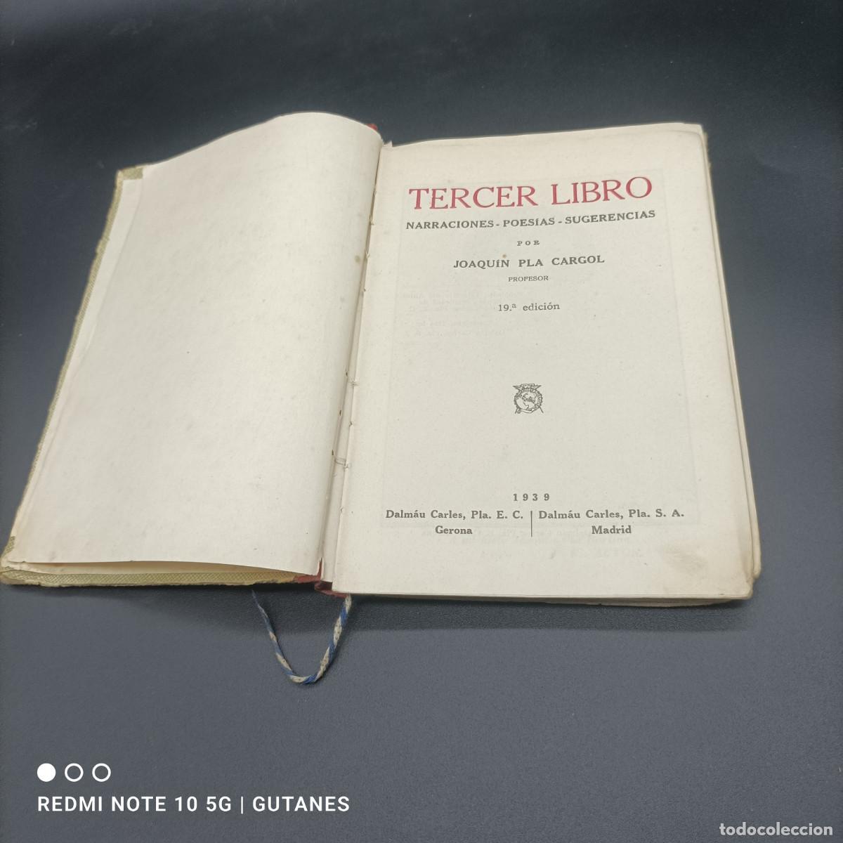 Libros: TERCER LIBRO JOAQUIN PLA CARGOL - Foto 4