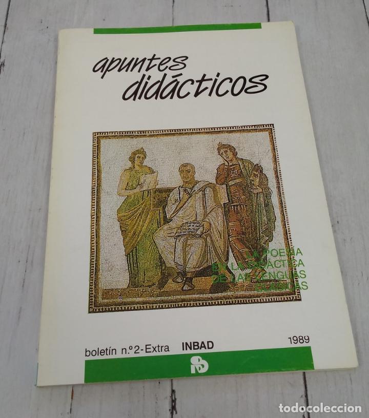 Libri di seconda mano: Apuntes Did&aacute;cticos 2 diciembre, extra: La poes&iacute;a en la did&aacute;ctica de las lenguas cl&aacute;sicas