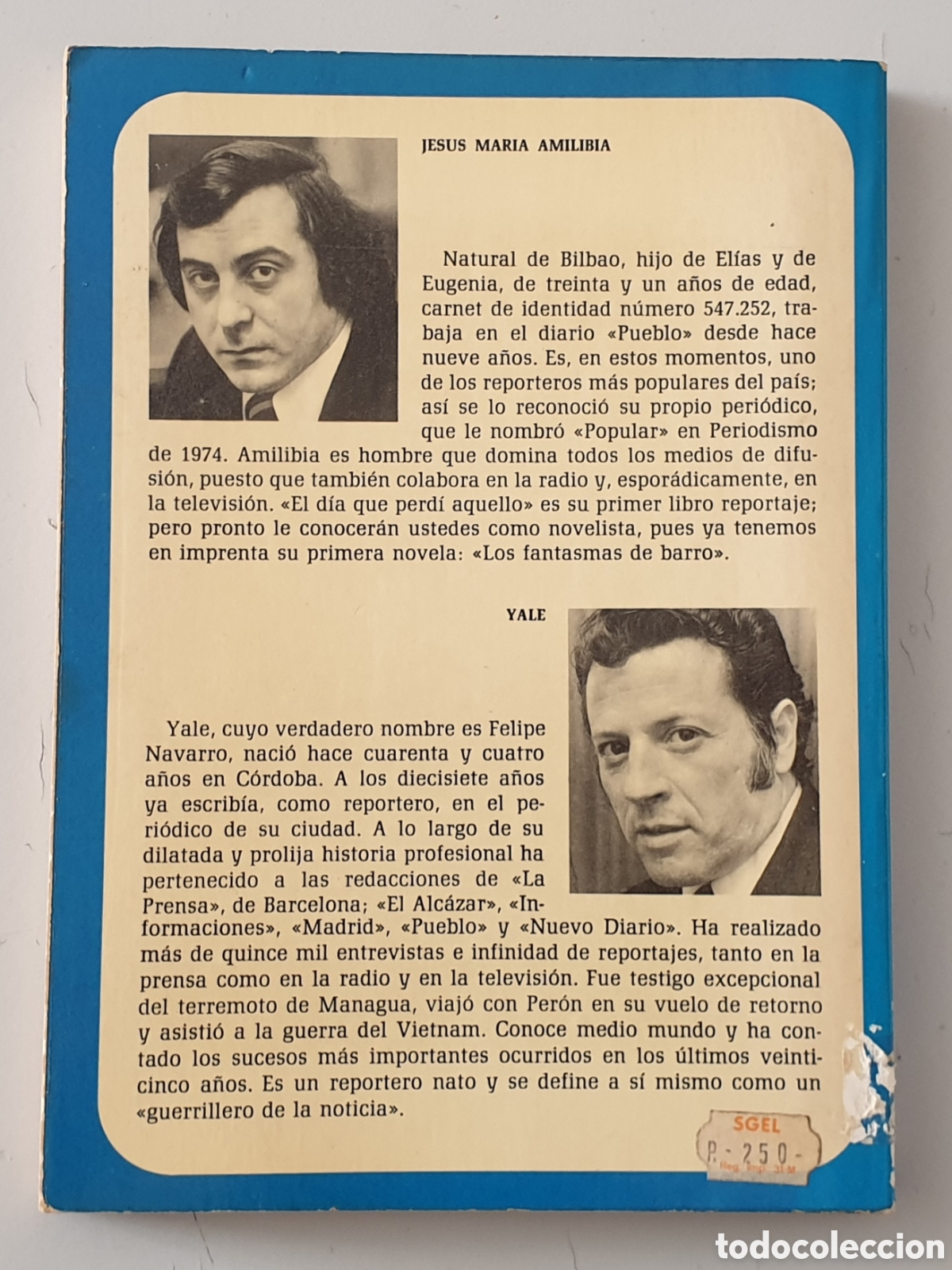 Libros: LIBRO EL DIA QUE PERDI AQUELLO (Sedmay Ediciones, 1976) - Foto 3