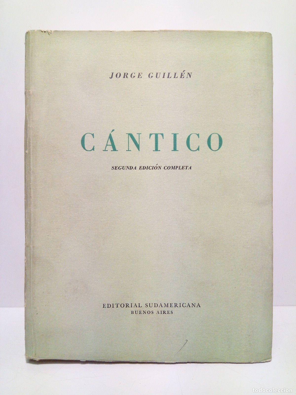 Libros: GUILLEN, Jorge - C&aacute;ntico - Foto 1