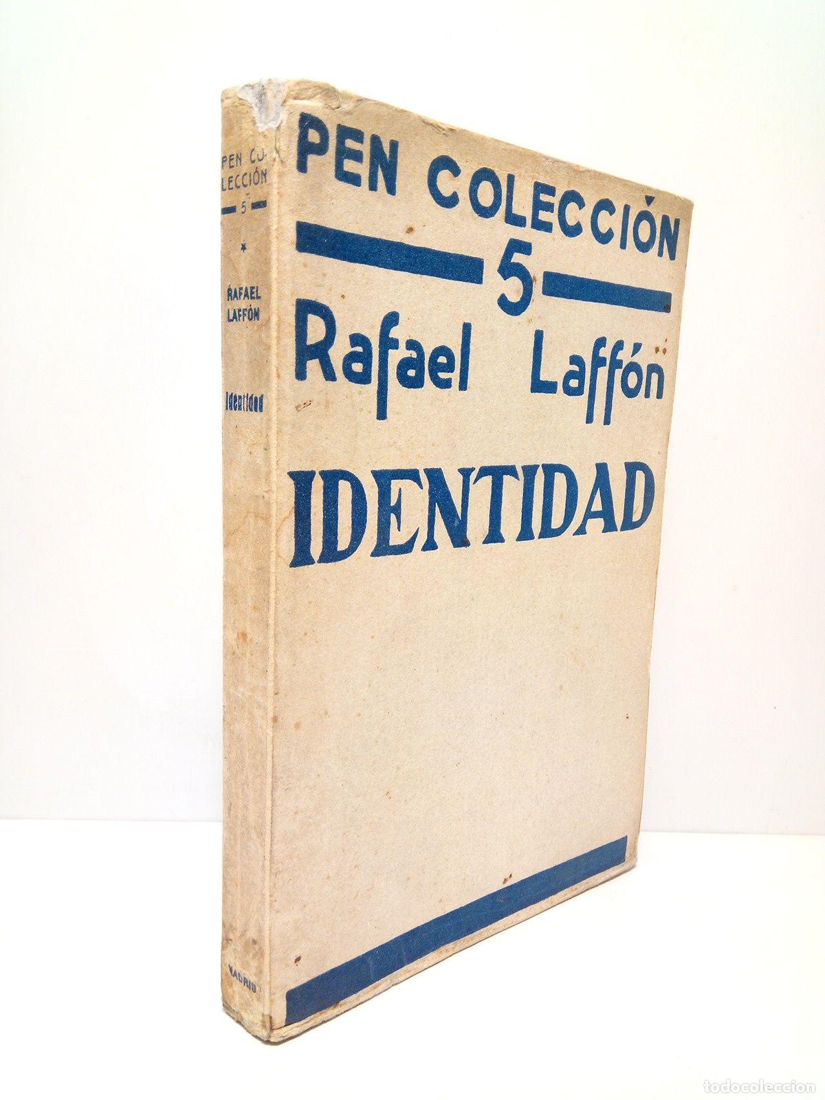 Libros: LAFFON, Rafael - Identidad. (Poesias) - Foto 1