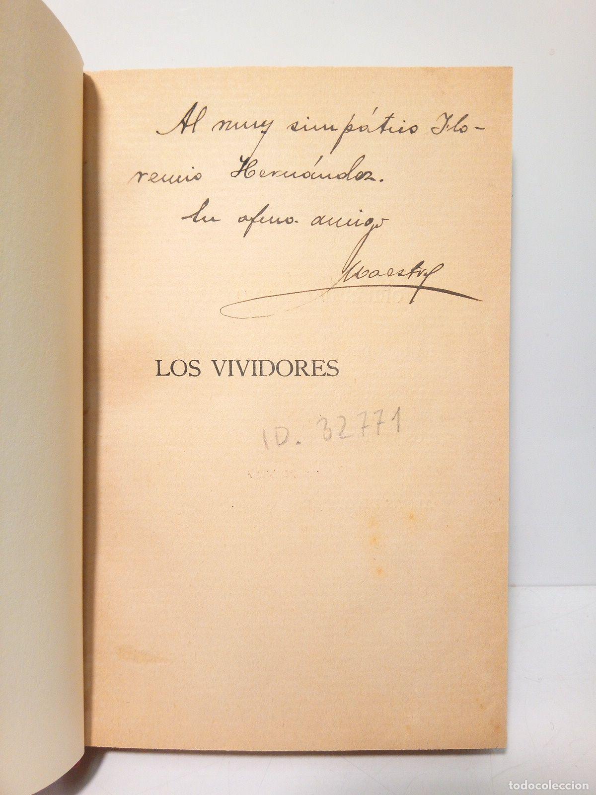 Libros: MAESTRE, Estanislao - Los vividores. (Novela) - Foto 2