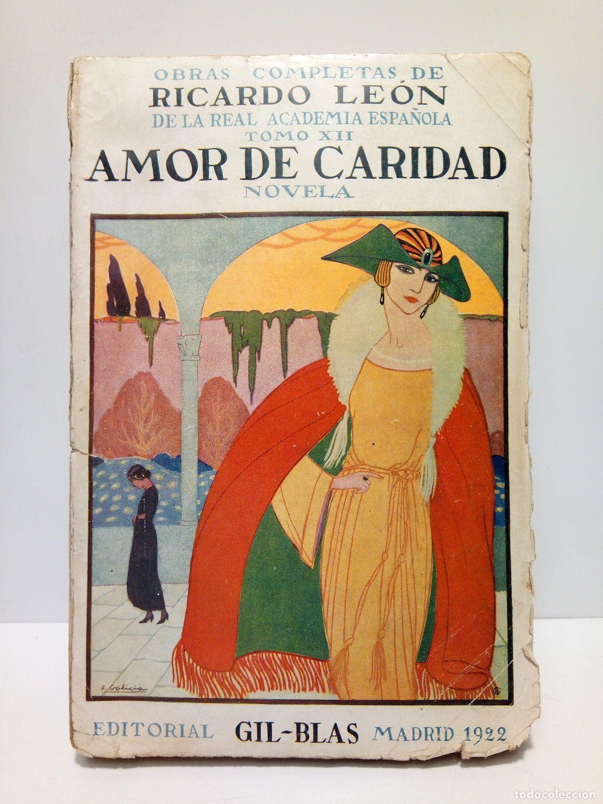 Libros: LEON, Ricardo - Amor de Caridad (Novela) - Foto 1