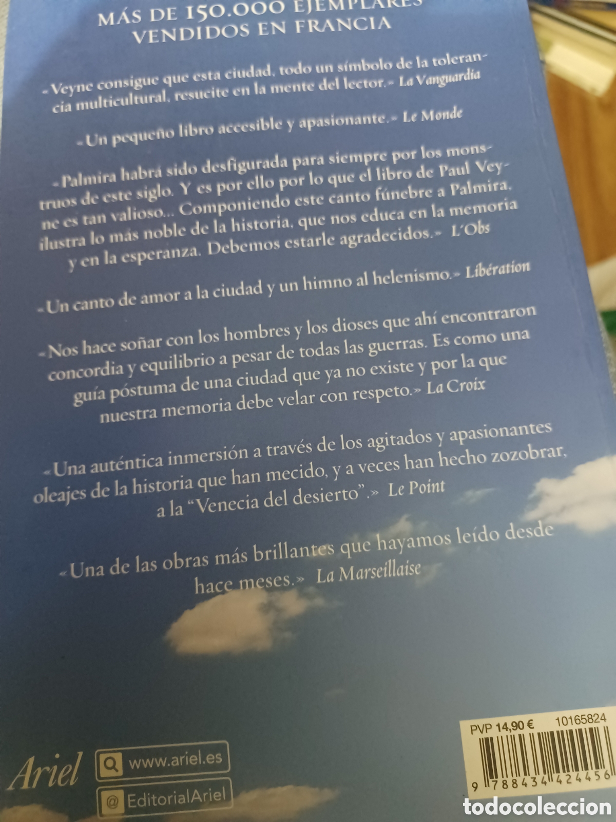 Libros: Barybook 174 PalMira Paul veyne - Foto 2