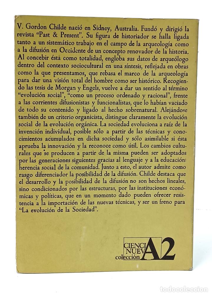 Libros: GORDON CHILDE (V.). La evoluci&oacute;n de la sociedad - Foto 3