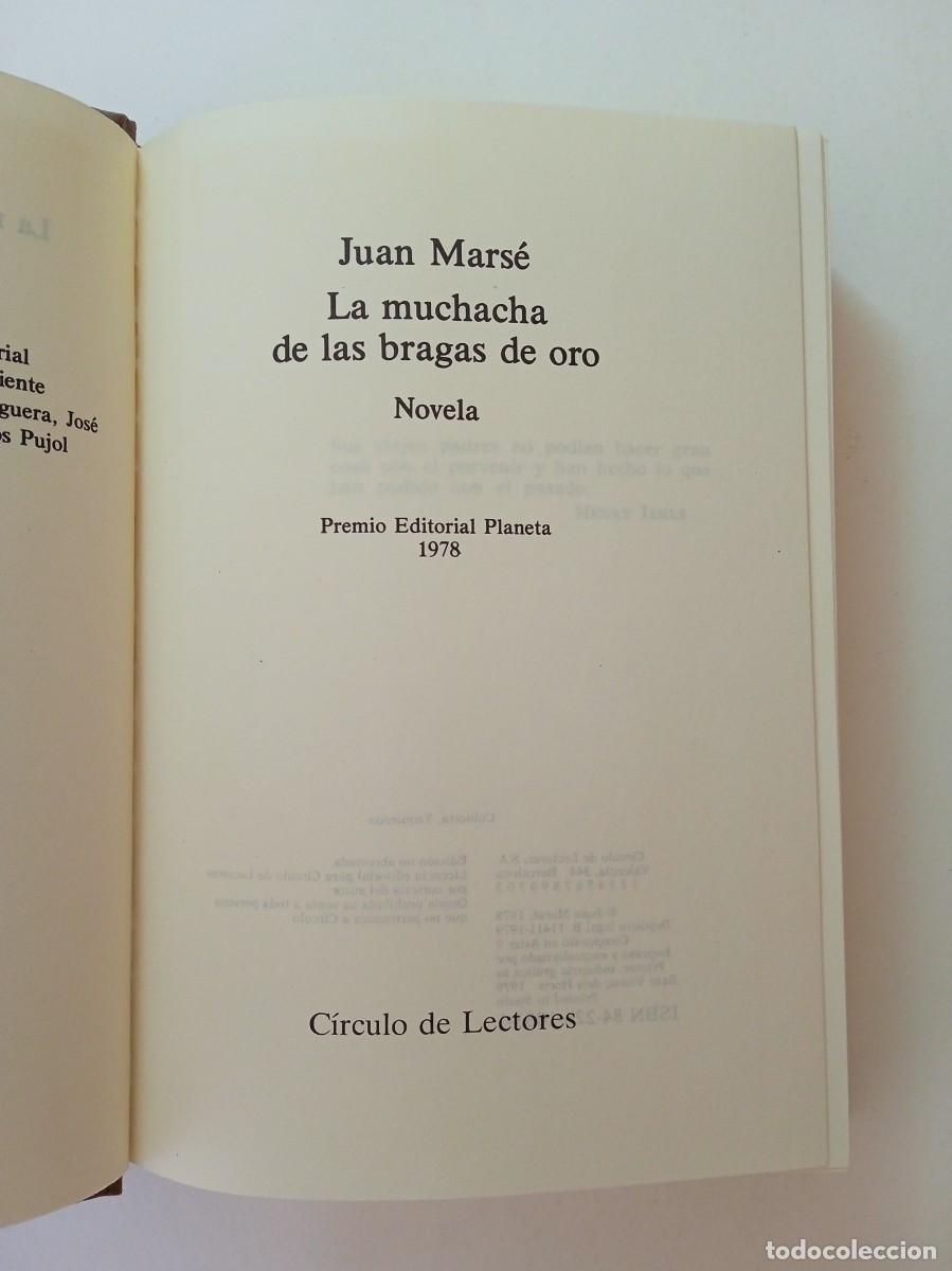 Libros: LA MUCHACHA DE LAS BRAGAS DE ORO / LOS INVITADOS - PLANETA - Foto 2