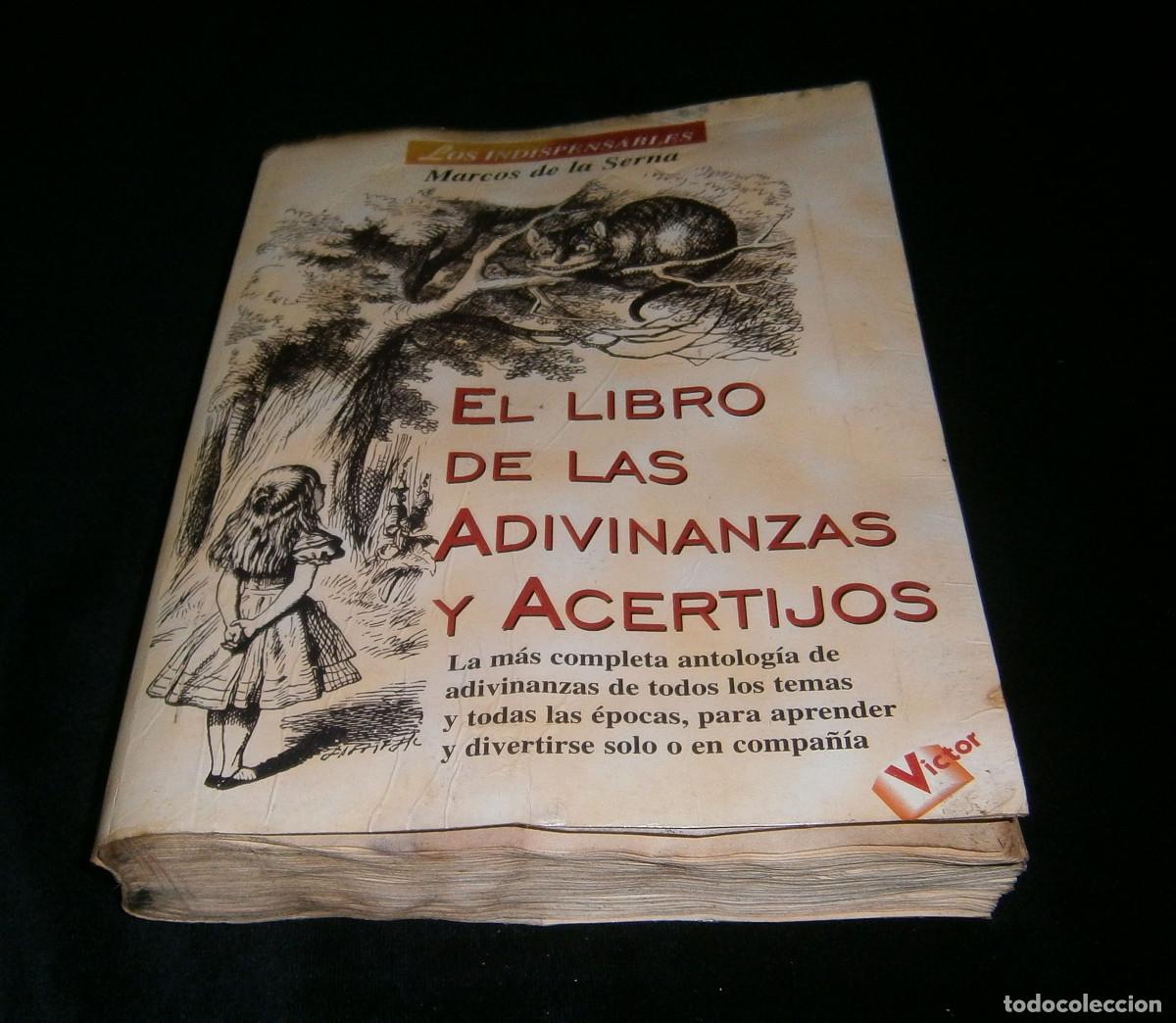 Libros: el libro de las adivinanzas y acertijos Marcos de la serna a&ntilde;o 2001 - Foto 1