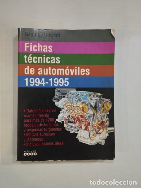 books: Geoffrey Howard - Fichas t&eacute;cnicas de autom&oacute;viles 1994-1995