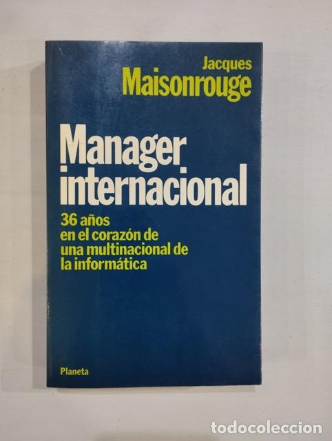 Libros: Jacques Maisonrouge - Manager internacional - Foto 1