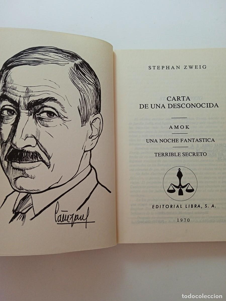 Libros: CARTA A UNA DESCONOCIDA - STEPHAN ZWEIG - EDITORIAL LIBRA - Foto 2