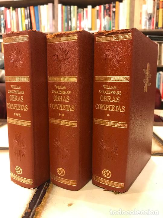Libros: William Shakespeare. Obras completas en tres tomos. Editorial Vergara - Foto 1