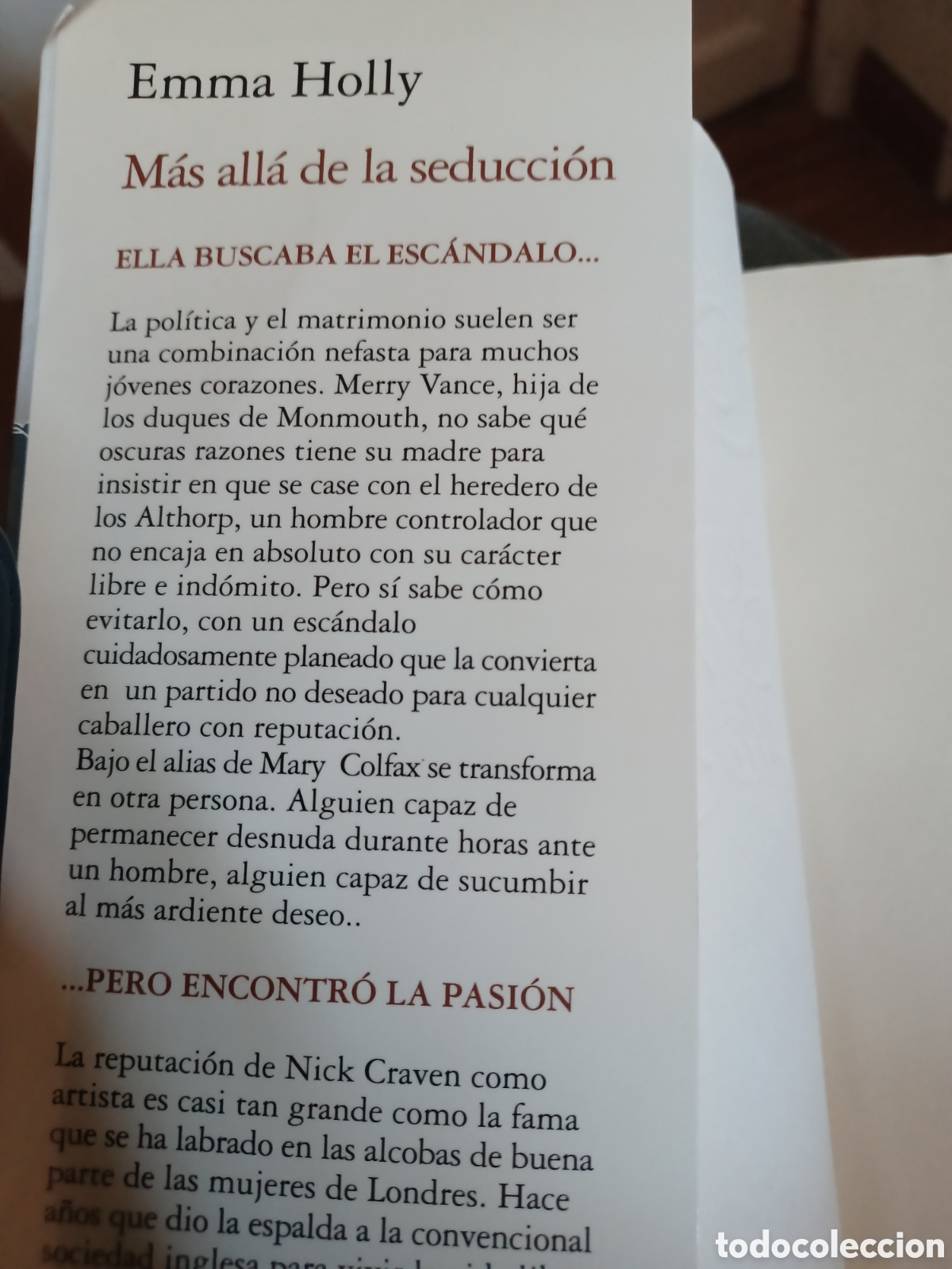 Libros: Barybook 177 M&aacute;s all&aacute; de la seducci&oacute;n Emma Holly - Foto 3