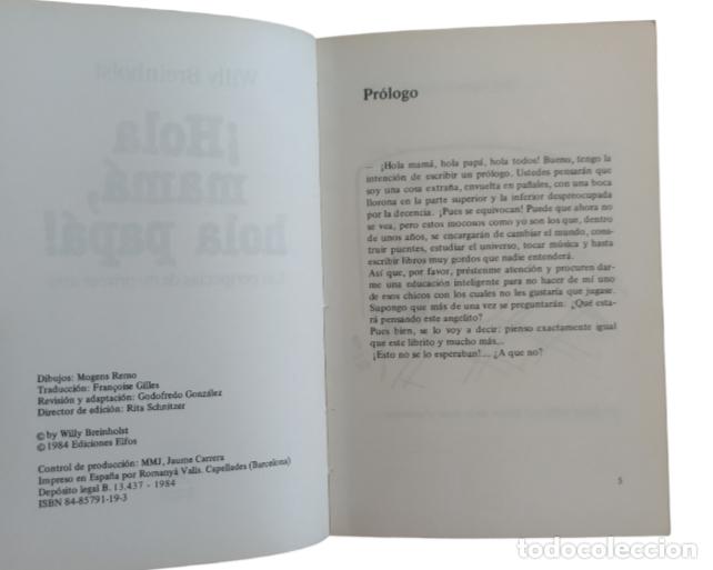 Libros: &iexcl;HOLA MAM&Aacute;, HOLA PAP&Aacute;! WILLY BREINHOLST. COMO NUEVO. - Foto 4