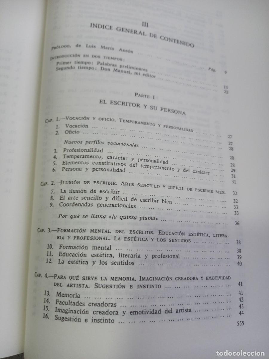 Libros: MANUAL DEL ESCRITOR - MART&Iacute;N ALONSO - ED. AGUILAR - 1981 - Foto 6