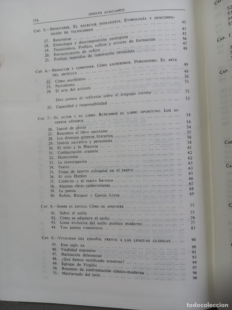 Libros: MANUAL DEL ESCRITOR - MART&Iacute;N ALONSO - ED. AGUILAR - 1981 - Foto 7