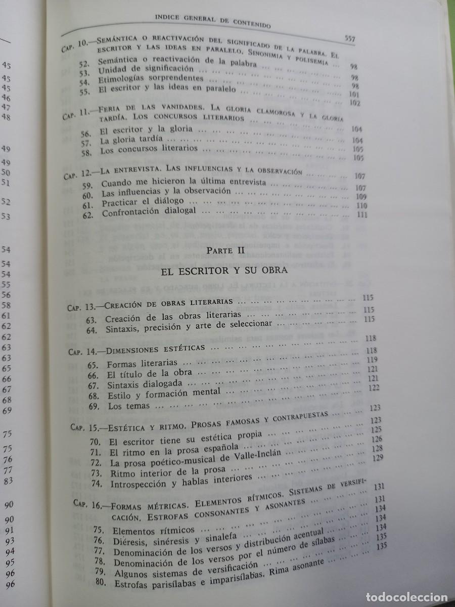 Libros: MANUAL DEL ESCRITOR - MART&Iacute;N ALONSO - ED. AGUILAR - 1981 - Foto 8