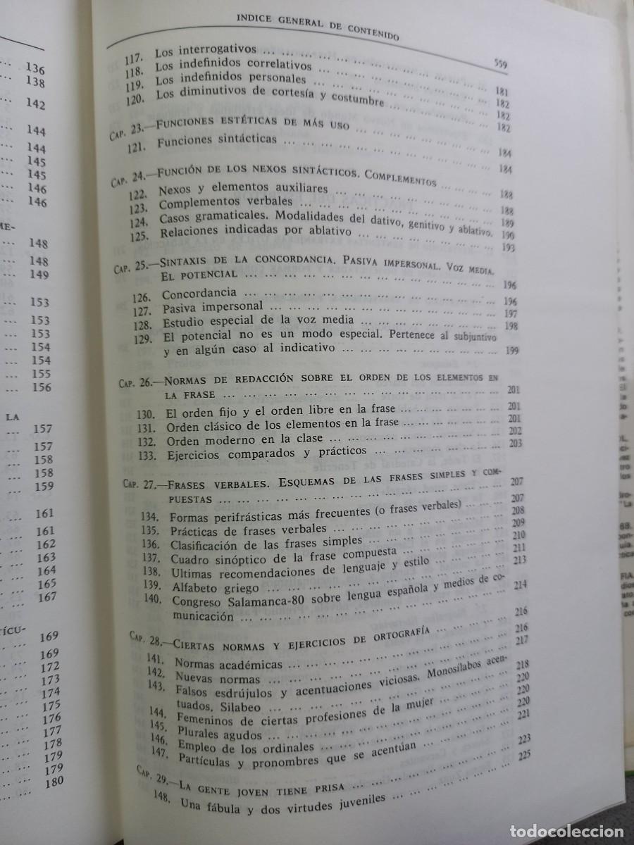 Libros: MANUAL DEL ESCRITOR - MART&Iacute;N ALONSO - ED. AGUILAR - 1981 - Foto 10