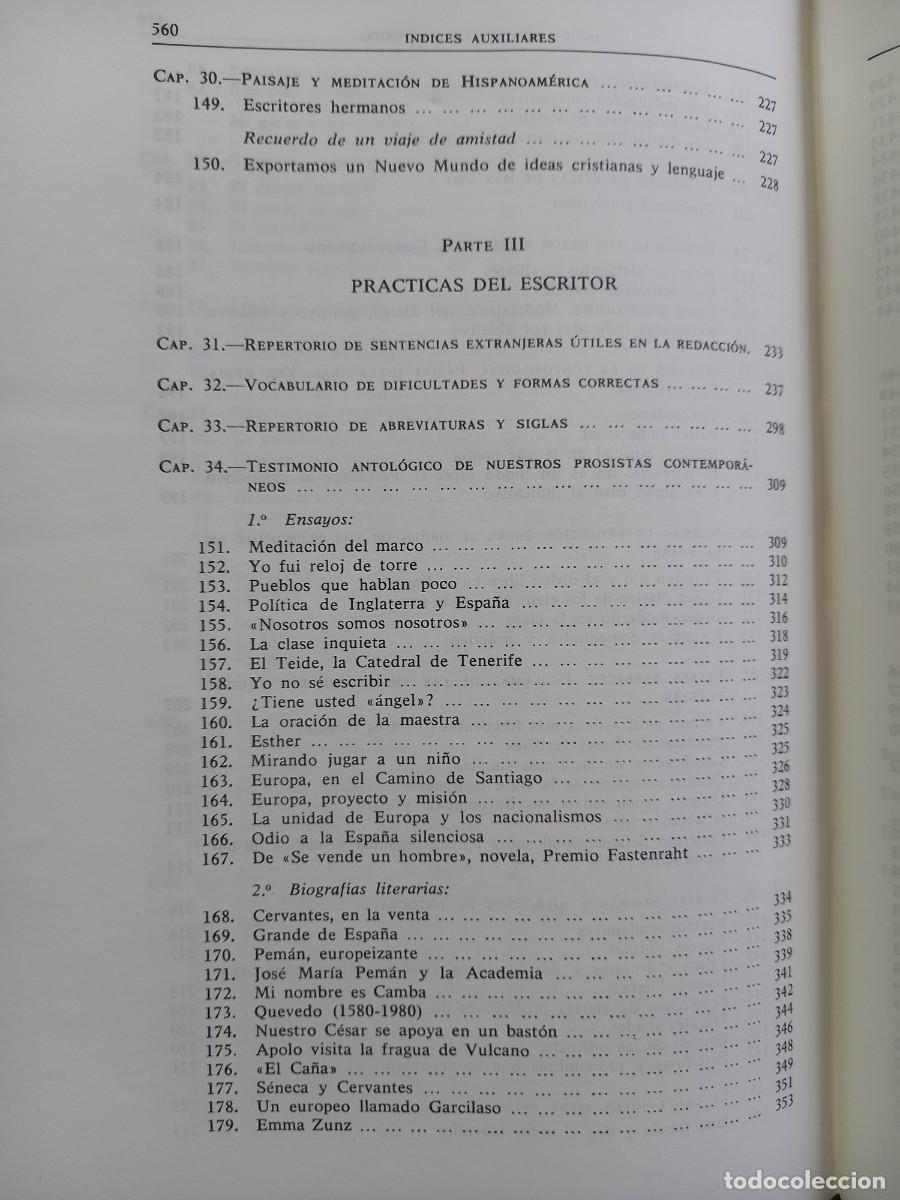 Libros: MANUAL DEL ESCRITOR - MART&Iacute;N ALONSO - ED. AGUILAR - 1981 - Foto 11