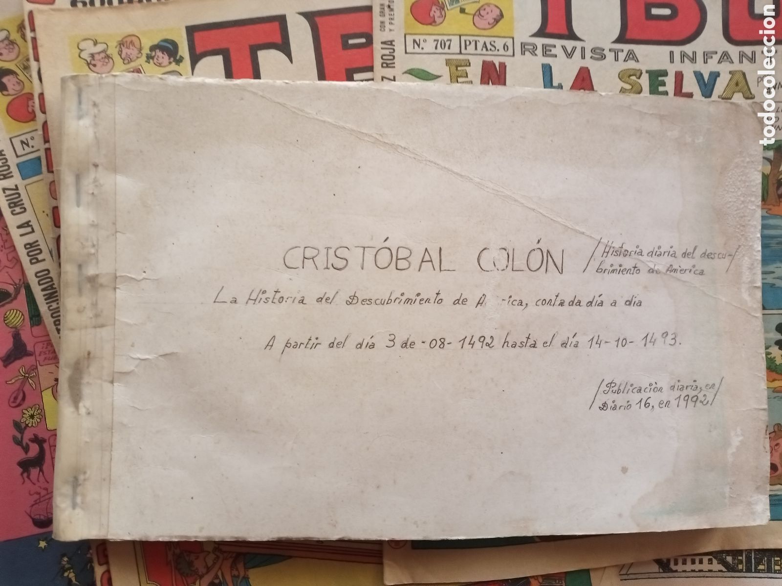 Libros: Crist&oacute;bal Col&oacute;n Historia diaria del descubrimiento de Am&eacute;rica cj87