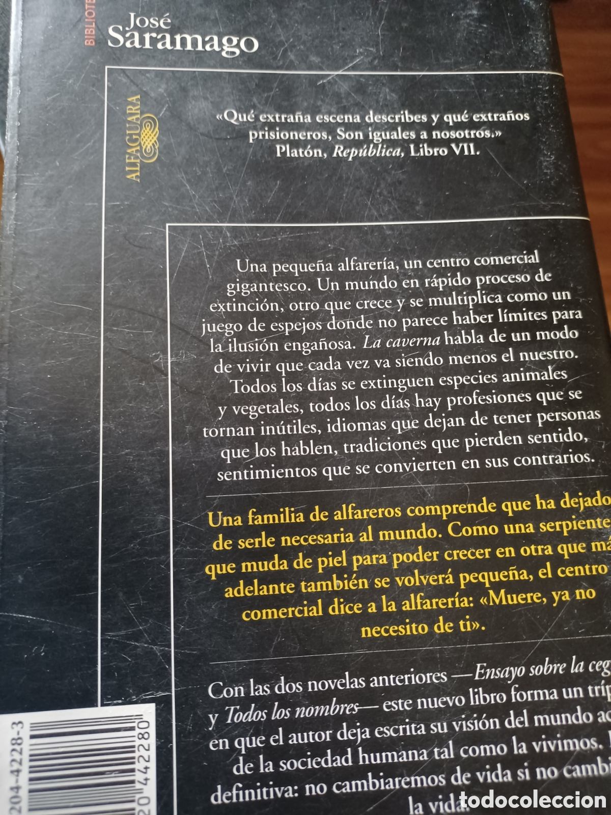 Libros: Barybook C58. . . La caverna Jos&eacute; Saramago alfaguara - Foto 2