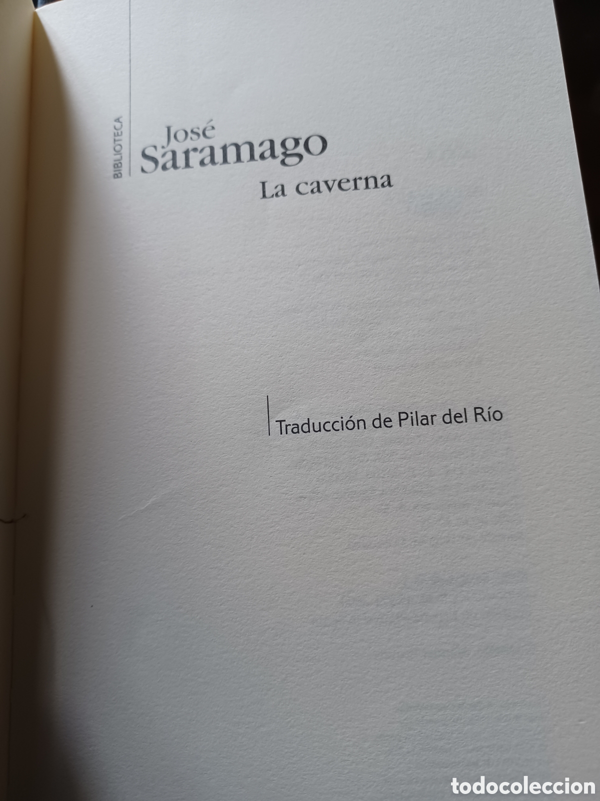 Libros: Barybook C58. . . La caverna Jos&eacute; Saramago alfaguara - Foto 4