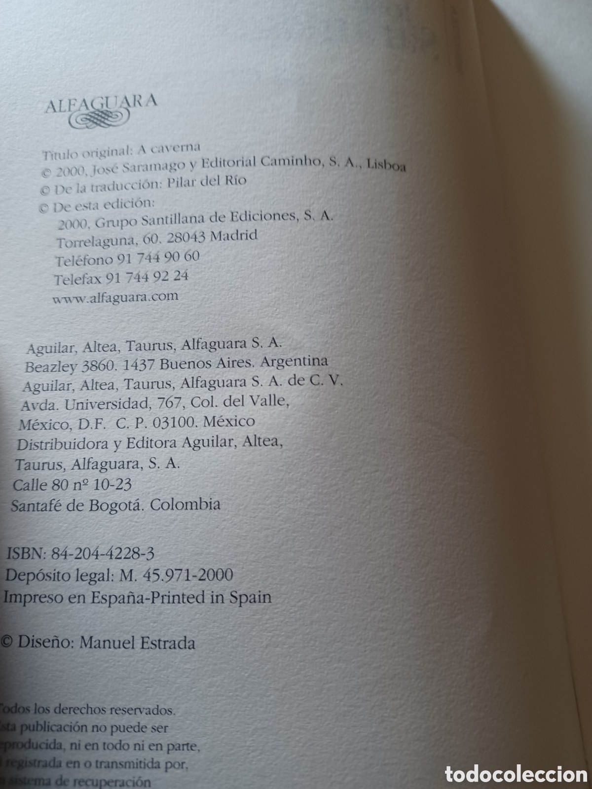 Libros: Barybook C58. . . La caverna Jos&eacute; Saramago alfaguara - Foto 5